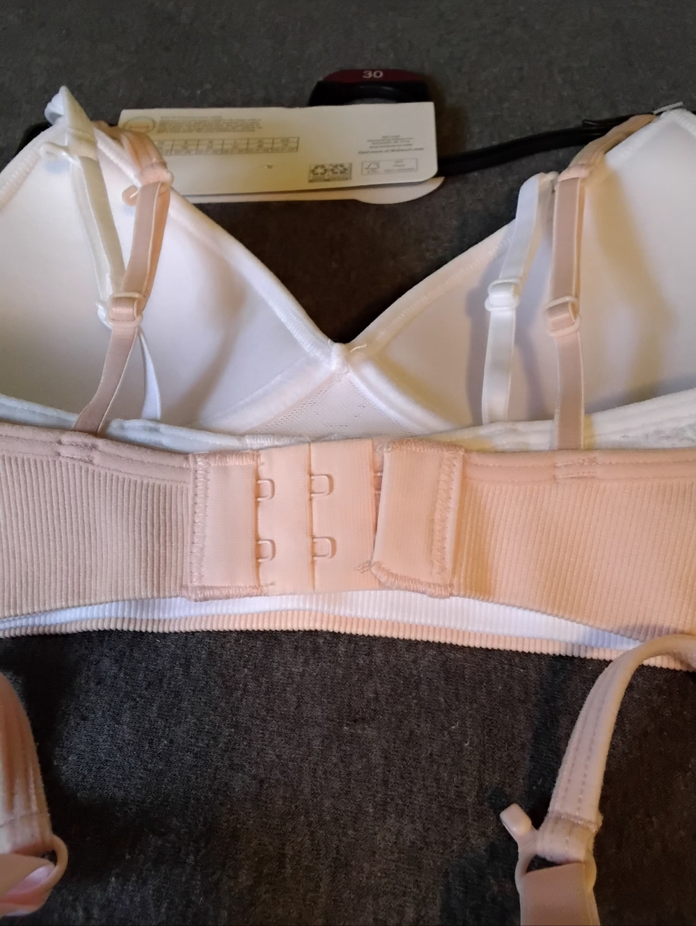 Wonder Nation & Justice Girls Bras Size 30 3-Pack T-Shirt Bra Bundle - Picture 3 of 7